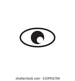 Eye icon vector EPS 10 .