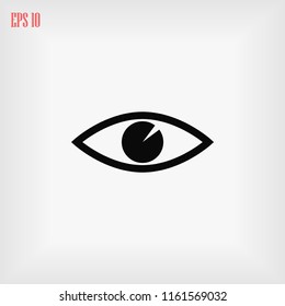 Eye icon, Vector EPS 10 illustration style