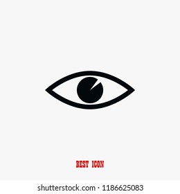 Eye icon, Vector EPS 10 illustration style