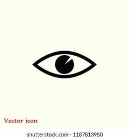Eye icon, Vector EPS 10 illustration style