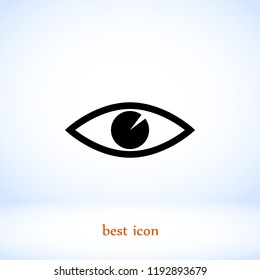 Eye icon, Vector EPS 10 illustration style