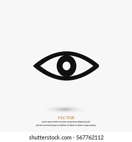 Eye icon, Vector EPS 10 illustration style