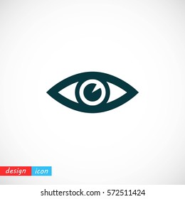 Eye icon, Vector EPS 10 illustration style
