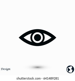 Eye icon, Vector EPS 10 illustration style