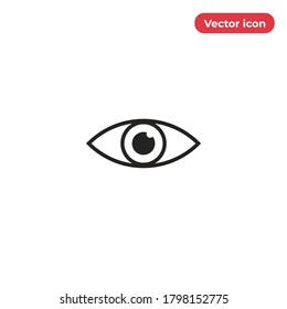Vector de iconos oculares. Signo de béisbol