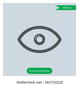 Eye Icon Vector Flat icon vector Design 