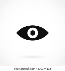Eye icon vector, flat design best vector icon