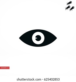 Eye icon vector, flat design best vector icon