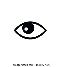 the eye icon. vector flat iconthe eye icon. vector flat icon