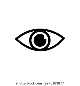 Augensymbol-Vektorgrafik für Grafikdesign, Logo, Website, soziale Medien, mobile App, i-Illustration
