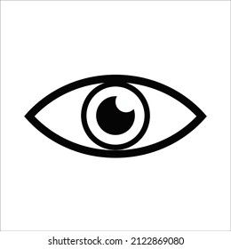 Eye icon - vector and illustration .10 Eps.