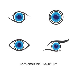 Eye icon vector illustration