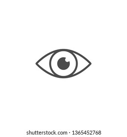 Eye icon vector illustration.