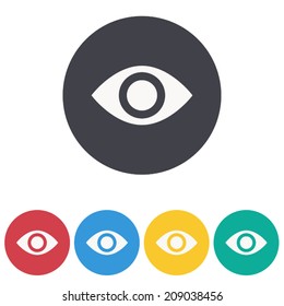 eye icon , vector illustration