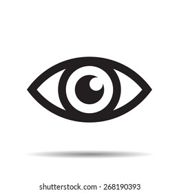 Eye icon - vector illustration