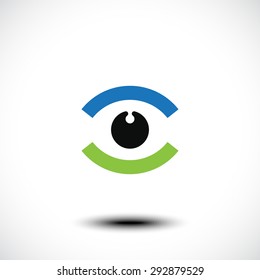 Eye icon. Vector illustration