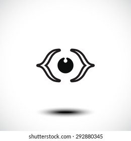 Eye icon. Vector illustration