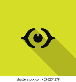 Eye icon. Vector illustration