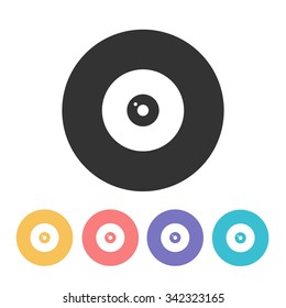 eye icon. vector illustration