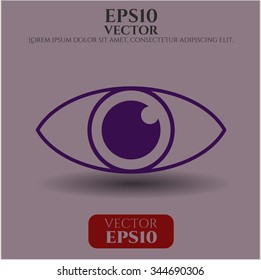 Ilustración vectorial de iconos oculares