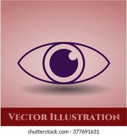 Eye icon vector illustration