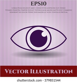 Eye icon vector illustration
