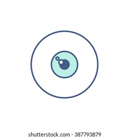 eye icon. vector illustration
