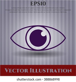 Eye icon vector illustration