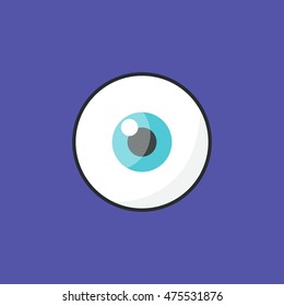 eye icon. vector illustration