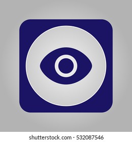 Eye icon, vector illustration