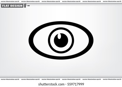 eye icon vector illustration.