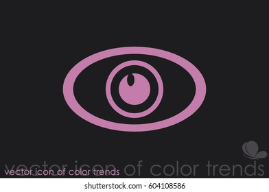 eye icon vector illustration.