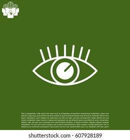 Eye icon. vector illustration