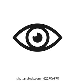 Eye icon. Vector illustration.