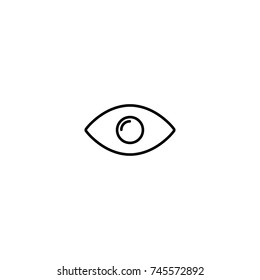 Eye icon vector illustration