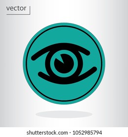 eye icon - vector illustration EPS 10, flat design icon