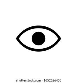 eye icon vector illustration eps 10