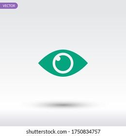 eye icon. Vector illustration EPS 10.
