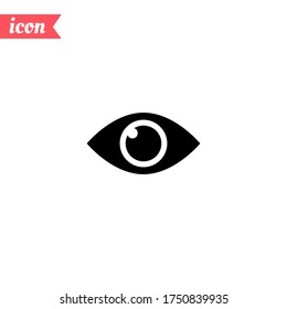 icono ocular. Ilustración del vector EPS 10.