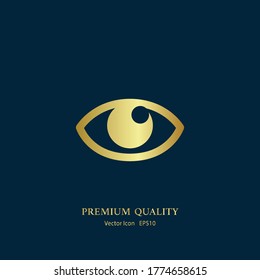 eye icon. Vector illustration EPS 10.
