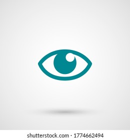 eye icon. Vector illustration EPS 10.