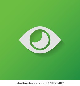 Eye icon. Vector illustration EPS 10.