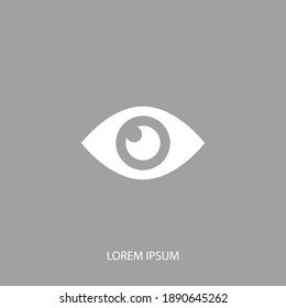 Augensymbol. Vektorgrafik EPS10.