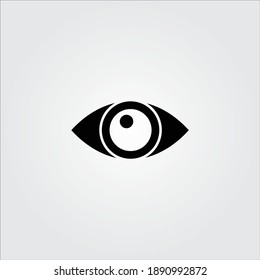 
icono ocular Ilustración vectorial 10