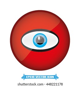 Eye icon vector illustration EPS 10