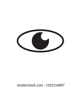 Eye icon Vector illustration, EPS10.