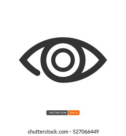 Eye Icon Vector. Vector Illustration. eps.10