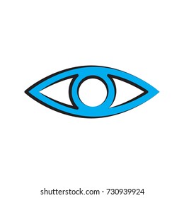  eye, icon, vector illustration eps10