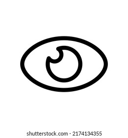 eye icon vector illustration logo template for many purpose. Isolated on white background.
