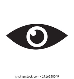 Eye Icon Vector Illustration Sign